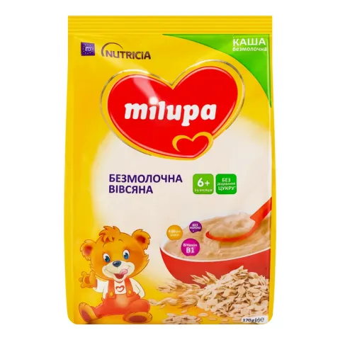 Каша Milupa 170 г вівсяна без молока 6+ міс.