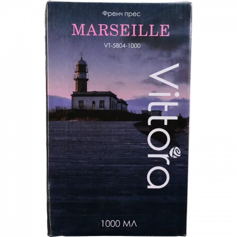 Френч-прес Vittora Marseille 1 л 127380 VT- 5804-1000