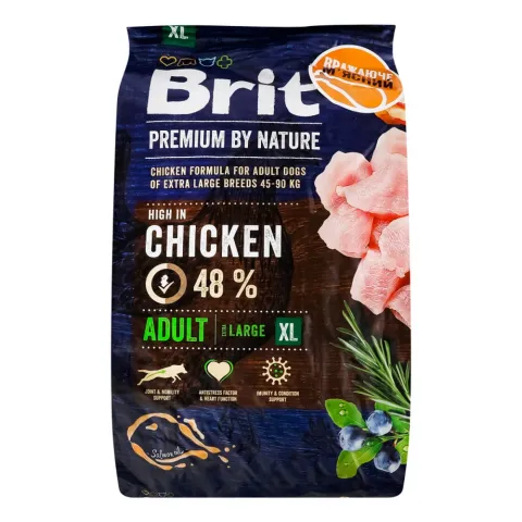Корм д/собак Brit Premium 3 кг сух. д/гігант. порід з куркою 170832