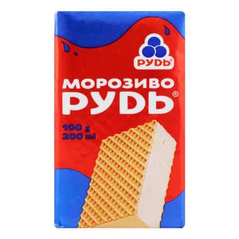 Морозиво Рудь 100 г брикет