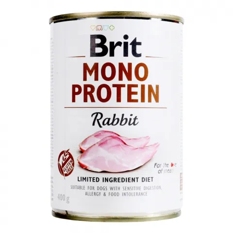 Корм д/собак Brit Mono Protein 400 г з/б з кроликом