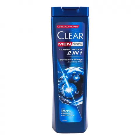 Шампунь Clear 225 мл п/лупи д/чол. 2в1 Щоденний захист та догляд