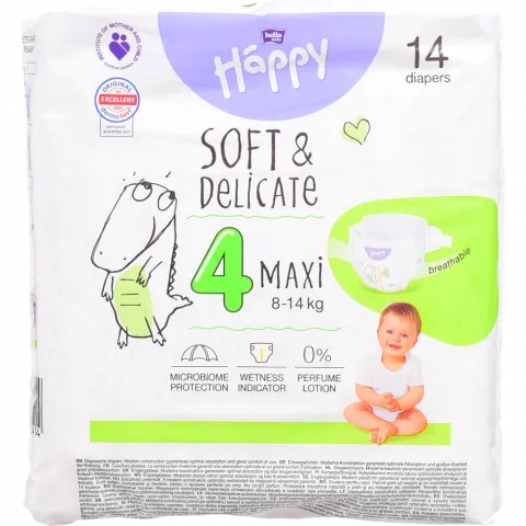 Підг. Bella Happy Soft and Delicate 14 шт. максі