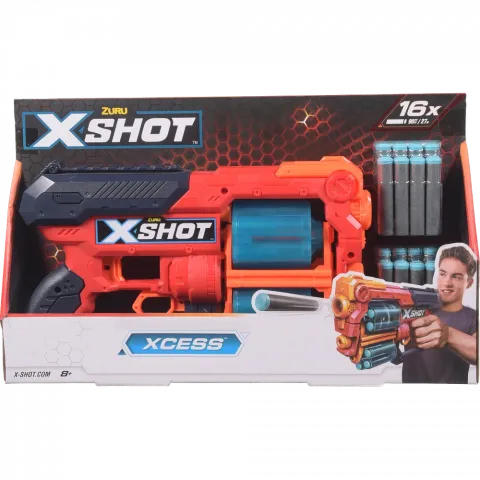 Швидкострільний бластер X-Shot Red Excel Xcess TK-12 36436R