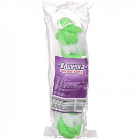 Мочалка банна Косичка
