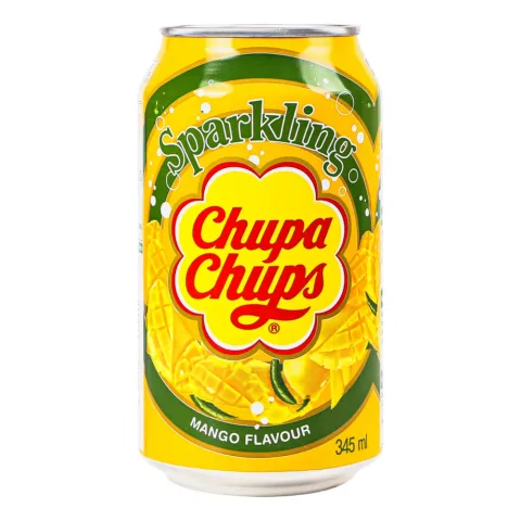 Напій б/алк. Chupa Chups Кисла Ягода/Лохина 0,345 л з/б газ. (Корея)
