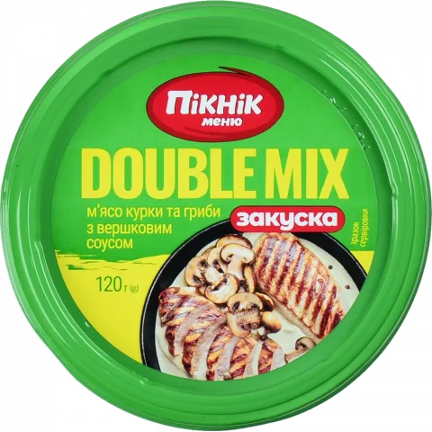 Закуска Пікнік 120 г з куркою та грибами