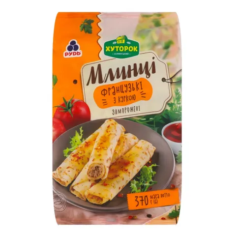 Млинці Хуторок 370 г Французькі з куркою