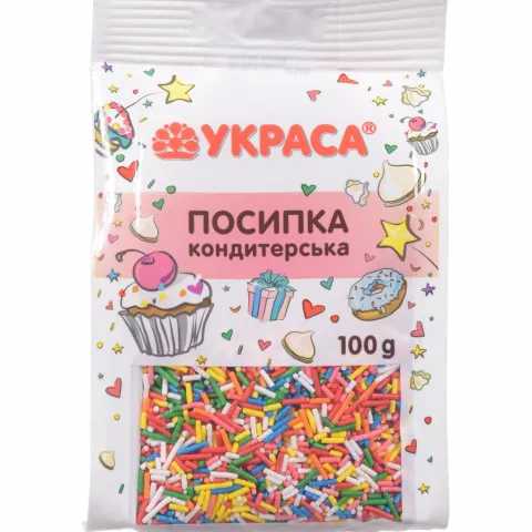 Посипка д/пасхи Украса Асорті 100 г
