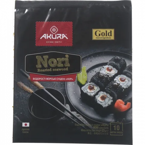 Норі Akura 10 листів Gold
