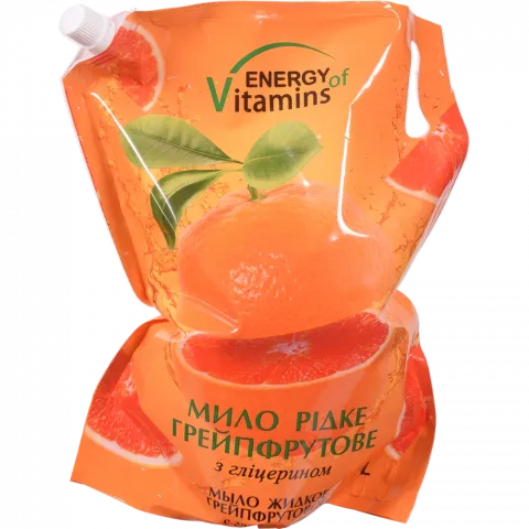 Мило рідке Energy of Vitamins 2 л д/пак. Грейпфрутове
