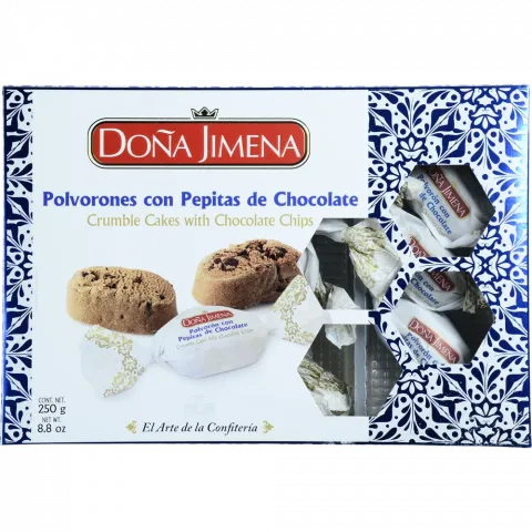 Печ DONA JIMENA 250 г Мигдальне з шок. шматочками (Іспанія)И375