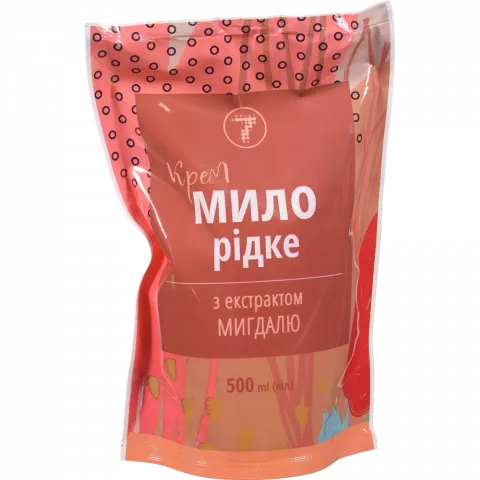 Крем-мило рідке 7` 500 мл д/пак. з екст. Мигдалю`