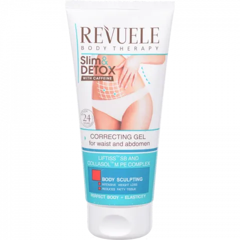 Гель д/талії та живота Revuele 200 г корегуючий з кофеїном Slim and Detox