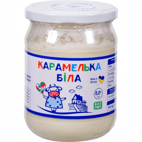 Продукт варений Сладосвіт 500 мл зі смак. згущ. мол. Карамелька біла