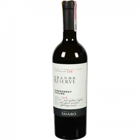Вино Shabo Grande Reserve Шардоне-Рислінг 0,75 л сух. біле