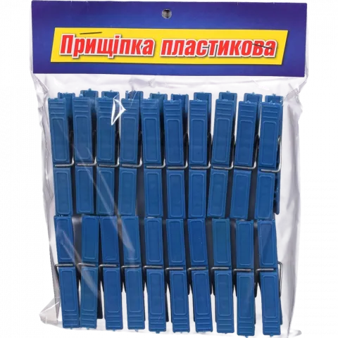 Прищіпки пластик. 20 шт. (Даюб)