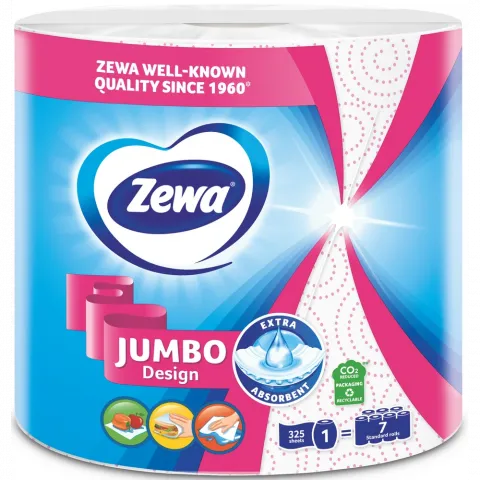 Рушники кухонні Zewa 1 шт. Jumbo