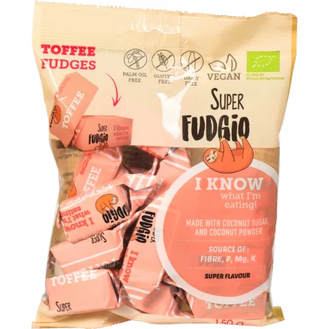 Цукерки Super Fudgio 150 г Тофі органічні