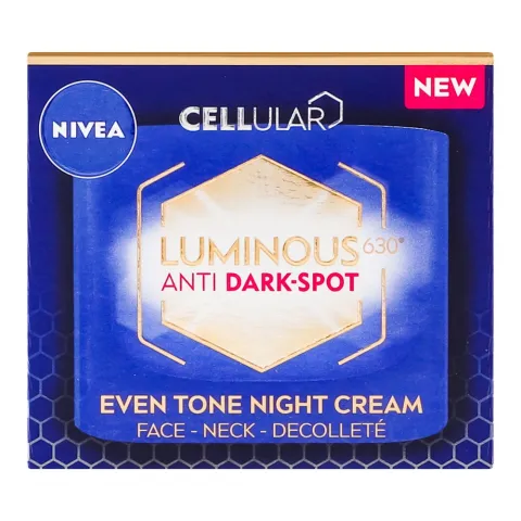 Крем д/обличчя Nivea 50 мл ніч. Luminous 630 Вирівнювання тону