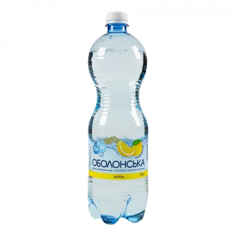 Вода Оболонь 1 л Мін.+Лимон