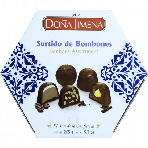 Цукерки DONA JIMENA 265 г Асорті в мол. шок. (Іспанія) И687