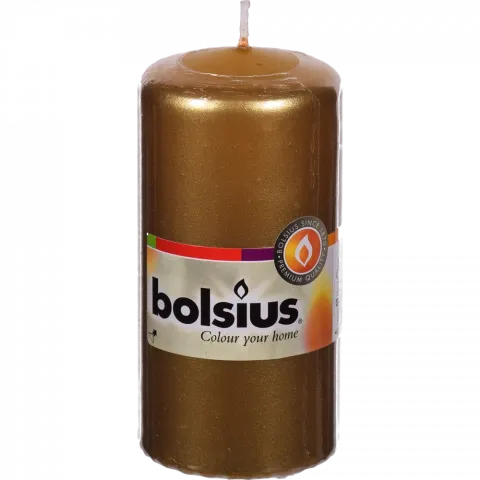 Свічка-стовпчик Bolsius 120/60 золотиста арт. 103614390182