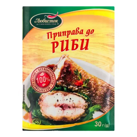 Приправа Любисток 30 г пак. до риби