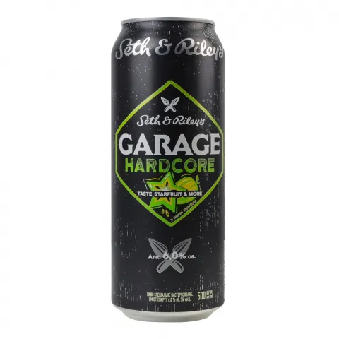Напій сл./алк. Garage 0,5 л з/б Hardcore taste Starfruit and More