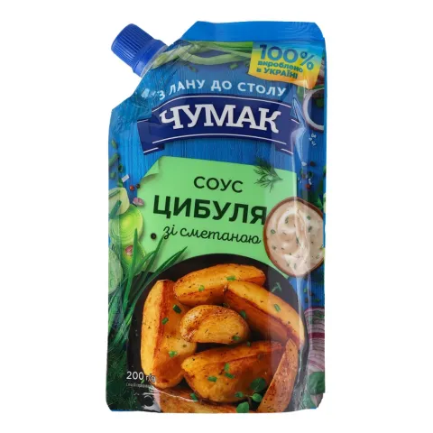 Соус Чумак 200 г д/пак. Цибуля зі сметаною