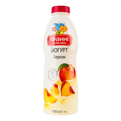 Йогурт Фанні 750 г 1 Персик