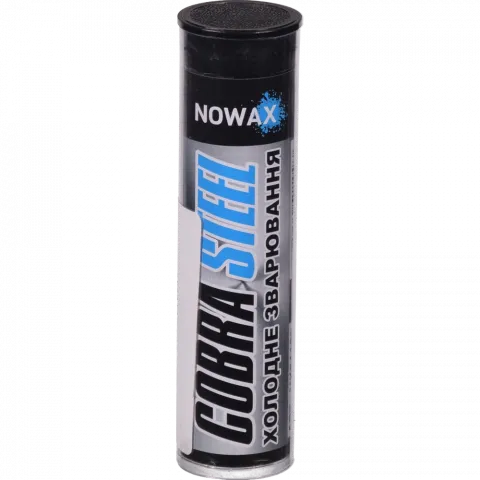 Клей епоксидний Nowax Quick Steel 57 г холодне зварювання темно-сірий NX51109