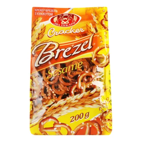 Печ Крекер Брезель 200 г Кунжут