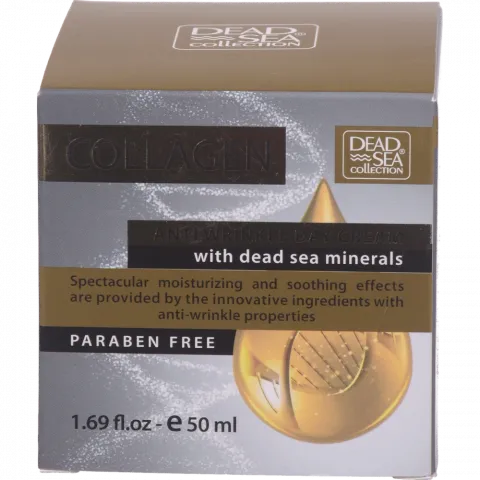 Крем Dead Sea Collection 50 мл ден. п/зморшок з колагеном та мінералами Мертвого моря