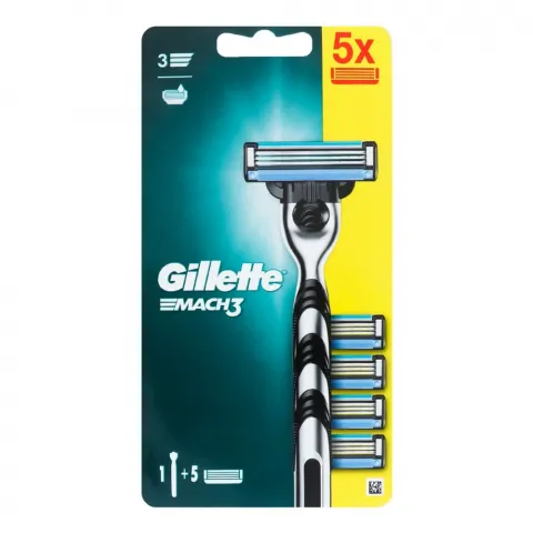 Станок д/гоління Gillette Мак 3 5 картр.