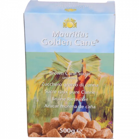 Цукор Golden Cane 500 г тростинний куск.