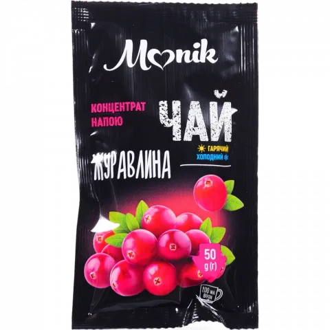 Чай концентрований Monik 50 г Журавлина