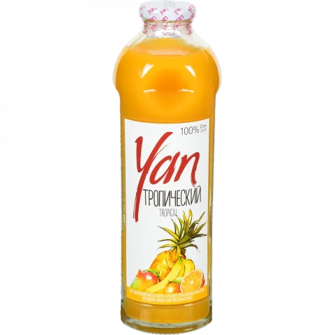 Сік Yan 0,93 л Тропічний б/цукру