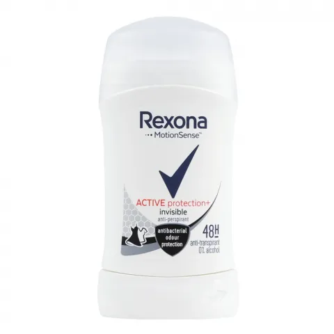 Дезодор Rexona 50/40 мл стік Активний та невидимий на чорн. та білому