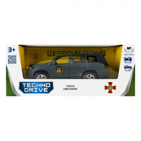 Іграшка Автомодель TechnoDrive Toyota Land Cruiser Рубіж KM6010