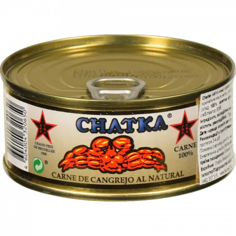 Конс Chatka 110 г м`ясо королівського краба (100) з/б (Іспанія) И650