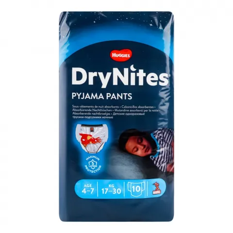 Трусики нічн. Huggies DryNites д/хлоп. 10 шт. 4-7 років