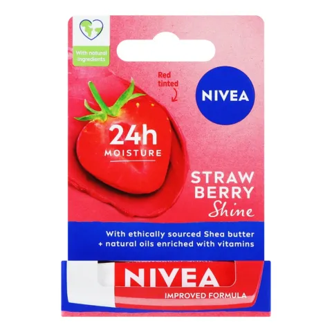Бальзам д/губ Nivea 4,8 г Полуничний поцілунок 85083