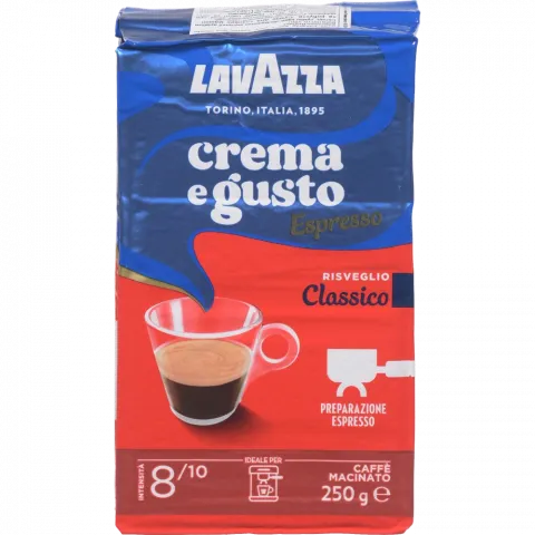 Кава Lavazza 250 г мел. Crema and Gusto Espresso (Італія)