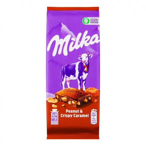 Шок Мілка 90 г карамель-арахіс
