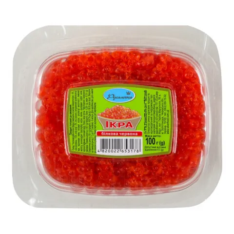 Ікра білк. Русалочка 100 г червона