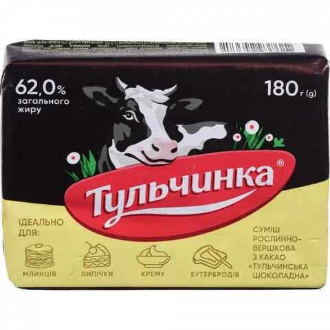 Спред Тульчинка 61,5 180 г Шоколадний