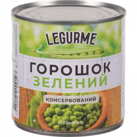 Конс Горошок Legurme 425 г з/б