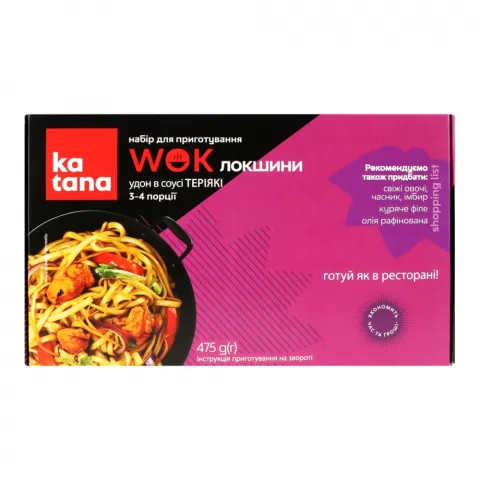 Набір д/приготування локшини Katana 475 г Удон WOK