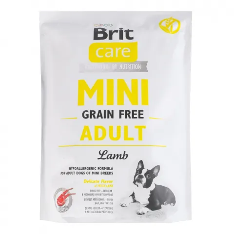 Корм д/собак Brit Care GF Mini 400 г д/малих порід з ягням